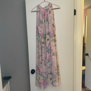 H&M Halter Top Floral Maxi Dress
